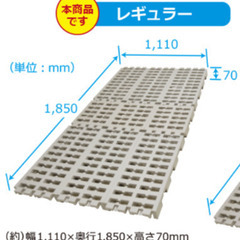 プラスチックすのこベッド(シングル・セミダブル)