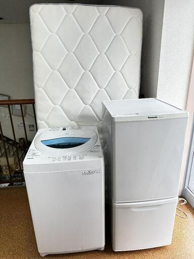 M8 家電セット 一人暮らし 千葉/東京 送料無料 Panasonic 冷蔵庫 東芝