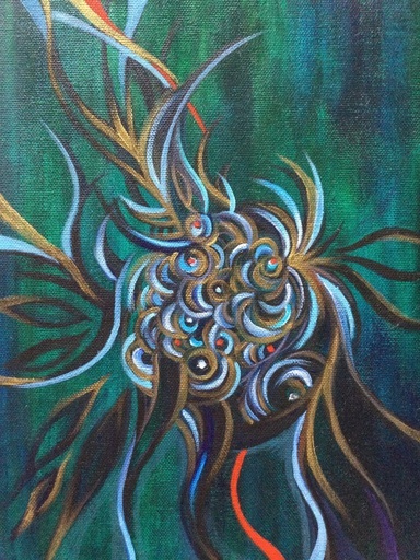 アクリル原画　深海