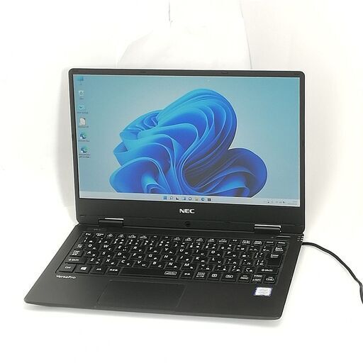 送料無料 高速SSD 軽量 薄型 12.5型 ノートパソコン NEC PC-VKT12HZG1 中古美品 第7世代 Core i5 8GB 無線 Bluetooth Windows11 Office