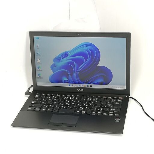 送料無料 高速SSD 13.3型 ノートパソコン SONY VJP132C11N 中古美品 第5世代 Core i5 8GB 無線 Bluetooth Webカメラ Windows11 Office