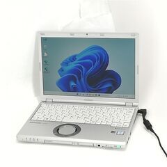 送料無料 日本製 高速SSD 12.1型 ノートPC Panasonic CF-SZ6PDQ6S 中古美品