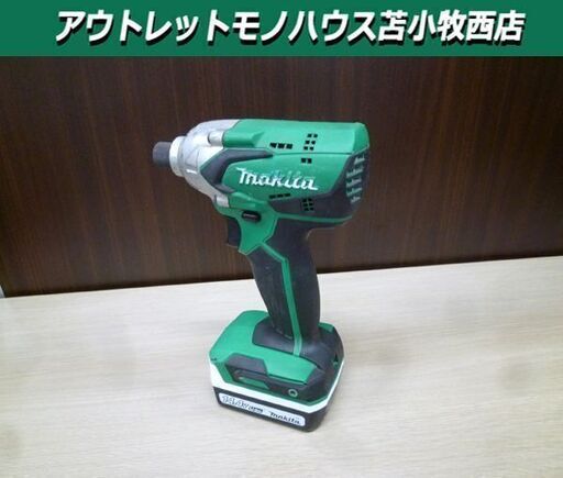 makita 充電式インパクトドライバ M697D 14.4V バッテリ(BL1413G) 充電器(DC18SG) マキタ 中古 苫小牧西店