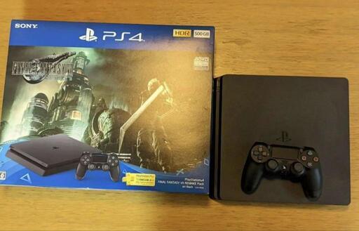 美品　play station4　ファイナルファンタジー7 リメイク パック