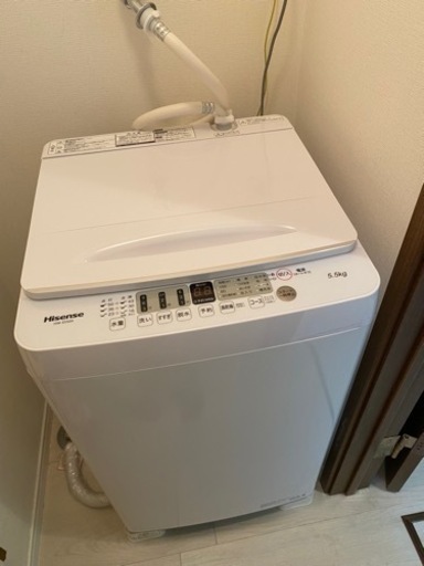 【2022年製】ハイセンス 5.5kg全自動洗濯機