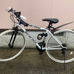 クロスバイク 700c 自転車 SHIMANO シマノ21段変速ギア