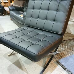 リプロダクト品｜PUレザー｜1人掛｜バルセロナチェア②