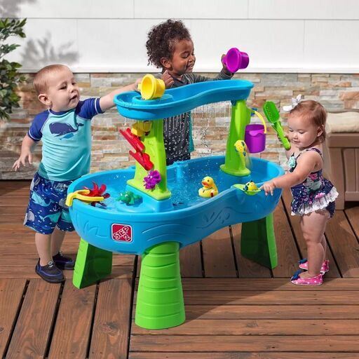 【店頭引き取り限定】新品未開封 ステップ2 レイン シャワーズ スプラッシュ ポンド ウォーターテーブル/水遊び/夏休み