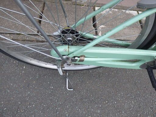 山形市天童市　ママチャリ　LEDオートライト２4インチ　BAAシール付き　タイヤ最高に良し　自転車整備士が整備 山形市天童市 ママチャリ LEDオートライト24インチ BAAシール付き