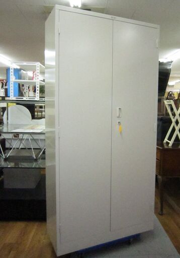 R216 TOYO 東洋事務器工業 両開き書庫(ニューグレー) 幅88cm