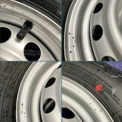 ㊿新品ヨコハマゴツゴツタイヤ4本と中古テッチンホイールとナット付