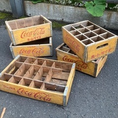 レトロなコカコーラ木箱5個セット