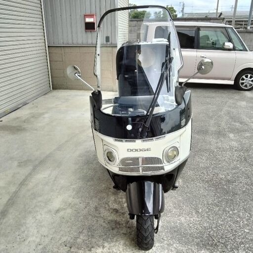 ホンダのジャイロキャノピー　2スト。車が無くたってワンちゃん、ネコちゃんだって遠くまで散歩に行きたいのだ仕様。
