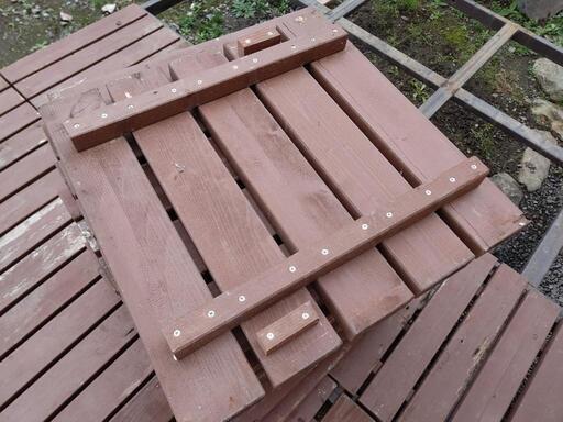 お取引中】付属品有り ウッドデッキ 焼き肉 BBQも！