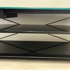 大特価】オシャレなガラス天板のテレビ台