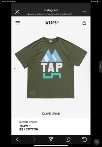 WTAPS 02 tシャツ