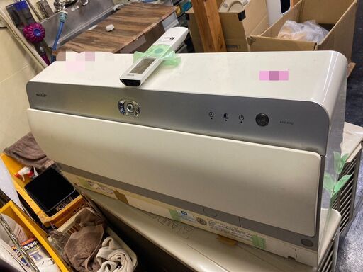 ☆中古￥33,800！【会員価格￥31,800】SHARP　14畳4.0kwルームエアコン　家電　2017年製　AT-G40X2-W型　【BF001】
