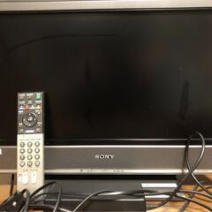 SONY　液晶デジタルテレビ　KDL-20J3000　差し上げます