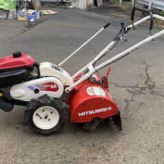 軽トラ貸せます 初期不良対応OK 整備済 かけやすいミラクルスタート 三菱 my Boy 6馬力 デフ付 耕運機 MMR66 MMR6 前2/後1速 ロータ正/逆転 軽トラ貸せます 初期不良対応OK 整備済 かけやすいミラクルスタート