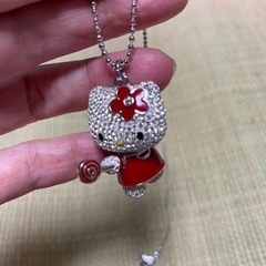 スワロフスキー キティちゃん 3Dネックレス 未使用