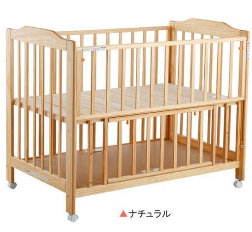 ★お取り引き中★【美品】カトージ　ベビーベッド　ハイタイプ