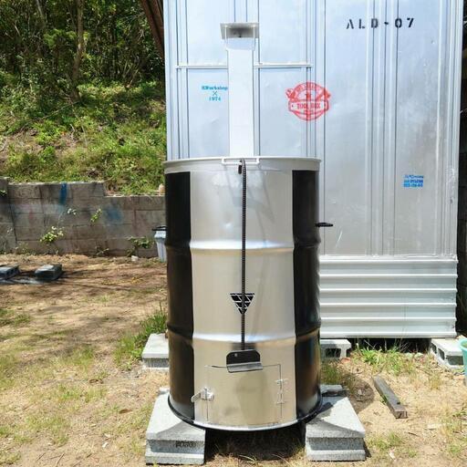ドラム缶 焼却炉 200L 配達設置込み