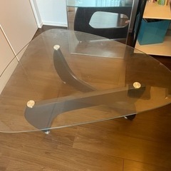 ガラステーブル／ローテーブル／サイドテーブル