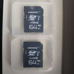 SDカード  SDXC64GB   2ヶ