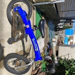 へんしんバイク青　サビかなりあり