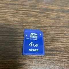 SDカード　バッファロー　4G