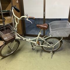 中古美品　サカモトテクノ/２０ジュリアーノ６Ｓ・折りたたみ自転車