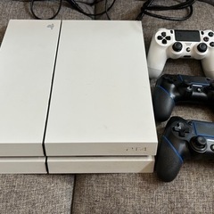 【動作確認良好】PS4本体ホワイトCUH1200 500GB(コ...