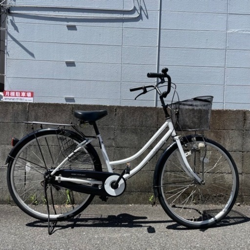 ⚠️すぐに売り切れてしまう可能性大⚠️ ママチャリ 26インチ タイヤとチューブ新品 整備済み