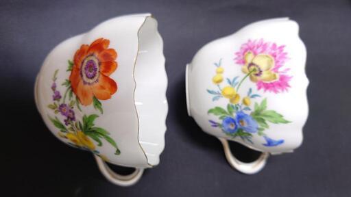 ヤフオクで決定。希少未使用 マイセン ベーシックフラワー6客 カップ