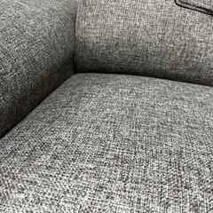 ニトリ　3人用電動布張りリクライニングソファ