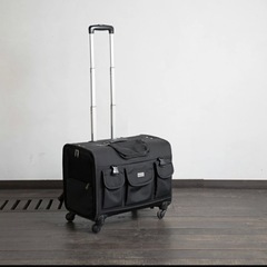 TAKE ME 中型犬 多頭飼い用キャリーバッグ ブラックＬサイズ リュック