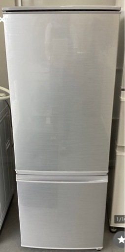 ＊【動作品】SHARP 2017年製 シャープ 2ドア ノンフロン冷凍冷蔵庫 SJ-D17C-S 家庭用 冷蔵庫 冷凍庫 シルバー 167L 左開き