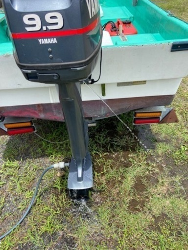 14フィートボート 9.9改15馬力 トレーラーオマケ