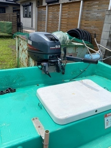 14フィートボート 9.9改15馬力 トレーラーオマケ