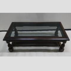 黒壇、紫壇調 昭和レトロ家具 テーブル