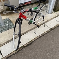 【仙台近郊送料無料】【美品】クロスバイク 26インチ シマノ 6段 変速