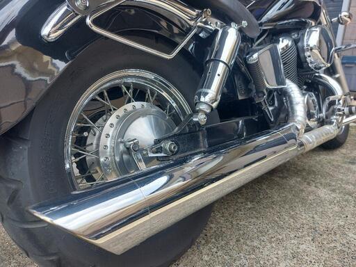 シャドウ400 そのまま直ぐ乗れます。 400ccとは思えない堂々とした車格『