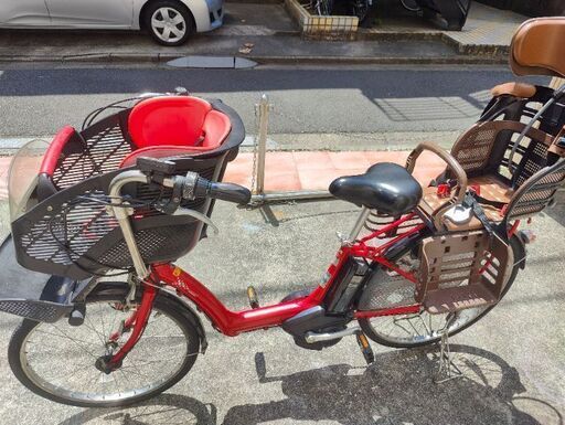 三人乗り電動アシスト自転車　ブリヂストン