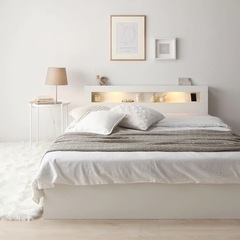 緊急速報🚨🚨【ニトリ】ヘンリック シングルベット ベットフレーム 白