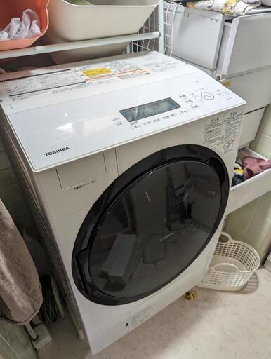 【2019年購入】東芝ドラム式洗濯乾燥機左開き　TW-117A7L　ZABOON