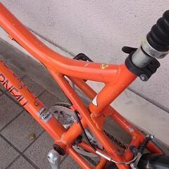 ★★泥除付・お洒落な街乗り【ルイガノ ＭＶ１ ミニベロ・シマノ外装７段変速・アルミフレーム】チェーン新品★★★