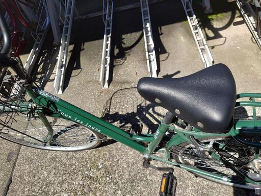 自転車 【取引先決定】コーナンオリジナル26インチ軽快車 外装6段 カーキ