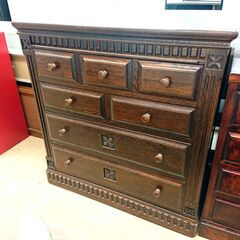 11/7【ジモティ特別価格】和光 箪笥 チェスト430 民芸家具 天然木 4段 収納 家具