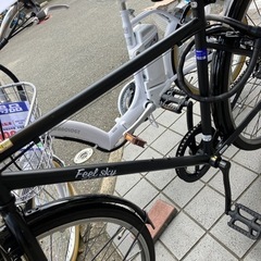 🚲極美品🚲Feel sky 700C クロスバイク フィールスカイ 黒 659