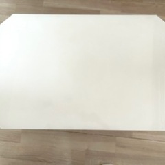 ニトリ　折りたたみローテーブル　ホワイト
